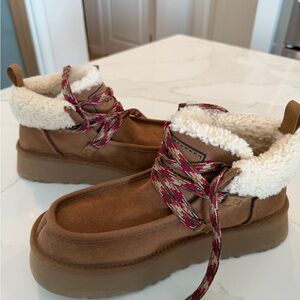 Womens UGG® Funkarra Cabin Cuff Boot - Chestnut